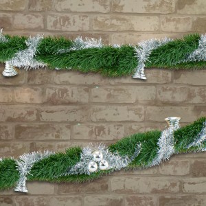 778797 Couronne de Noël tressée 260cm avec cloches et... 2