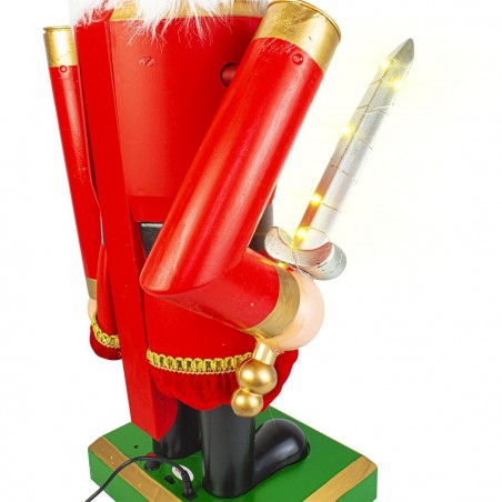 392045 Décoration de Noël Casse-Noisette Soldat 110 cm Son, Lumière et Mouvement