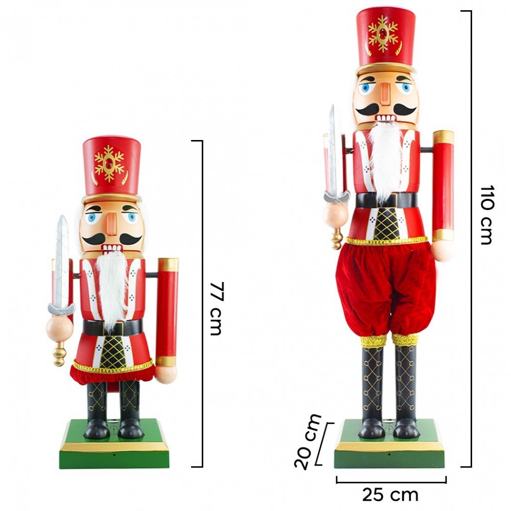 392045 Décoration de Noël Casse-Noisette Soldat...