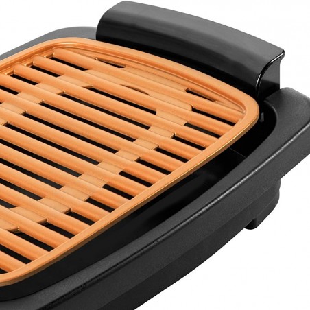 Barbecue électrique antiadhésif sans fumée 1200W Collecteur graisse SMOKE FREE