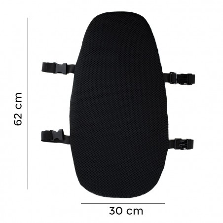 Coussin ergonomique anti-escarre en gel pour scooters et motos à siège prolongé