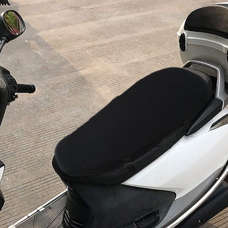 Coussin ergonomique anti-escarre en gel pour scooters et motos à siège prolongé