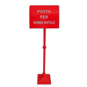 280032 Père Noël Boîte aux lettres 110cm rouge...