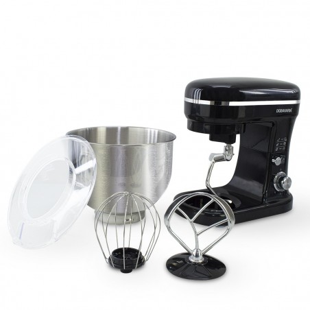 Blender planétaire DGBAVARIA 5L accessoires en acier inoxydable 6 vitesses 1200W