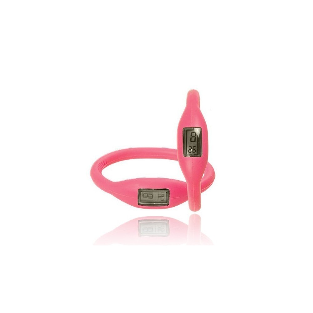 Montre-bracelet silicone conduit SECRET SECONDS couleur numériques design minimaliste et polyvalente