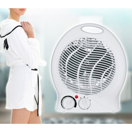 Radiateur soufflant double fonctions chauffage et ventilateur - Fan Electro Gt 2000 watts