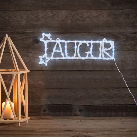 88SP-24 Écriture lumineuse 88 LED Auguri cold light Christmas Wall 55x16 cm