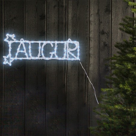 88SP-24 Écriture lumineuse 88 LED Auguri cold light Christmas Wall 55x16 cm