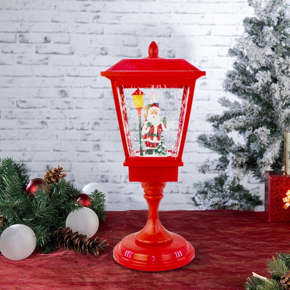 243022 Lampe de Noël rouge décoration en...
