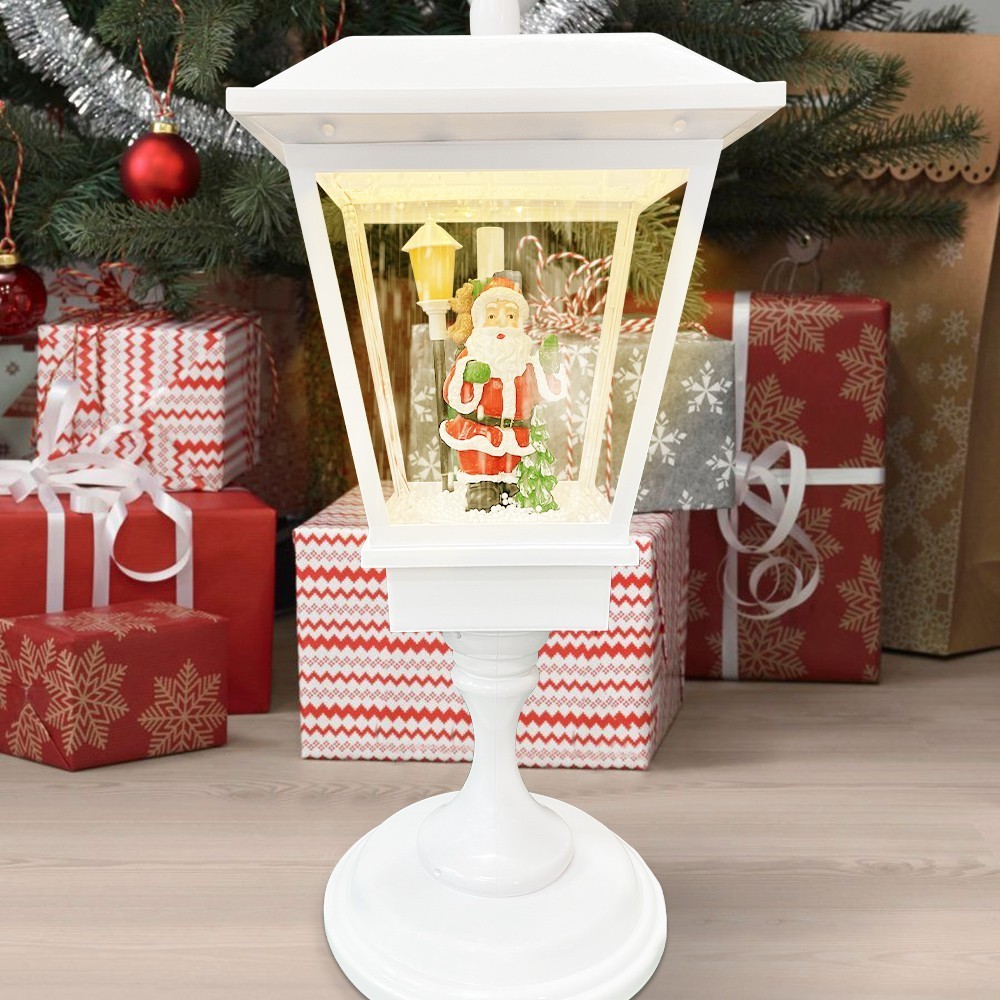 243026 Lanterne de Noël blanche Décoration 58cm...