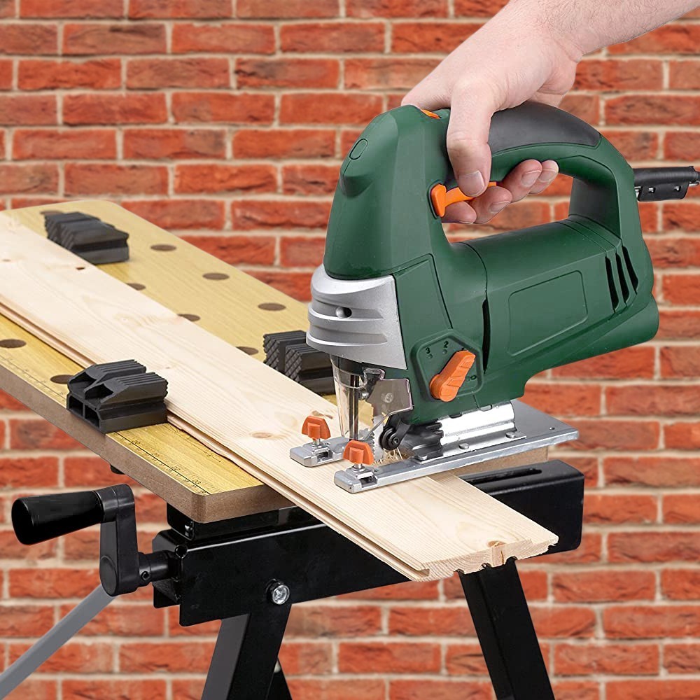 Établi de bricolage pliable avec verrous...