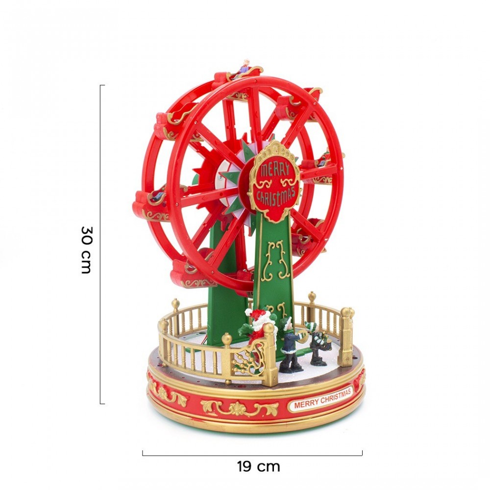 243018 Roue de Noël panoramique Carillon H30...