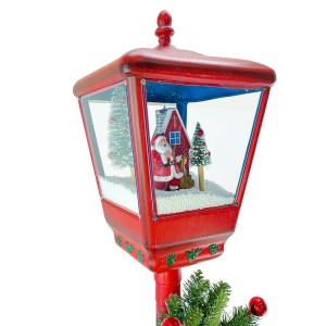 392040 Lanterne Noël rouge H195cm Décoration Sons Mini... 2