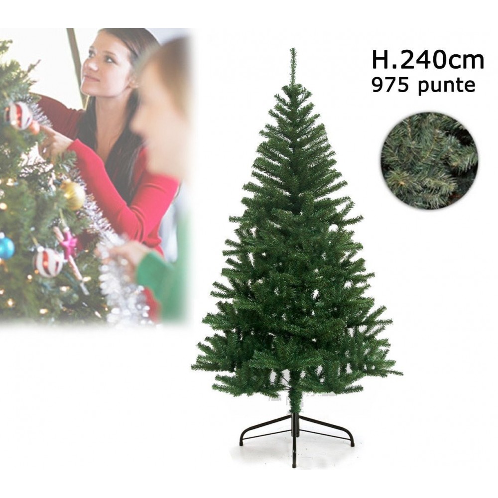 Arbre de Noël artificiel avec 975 branches de 240 cm - Sapin de Noël - 