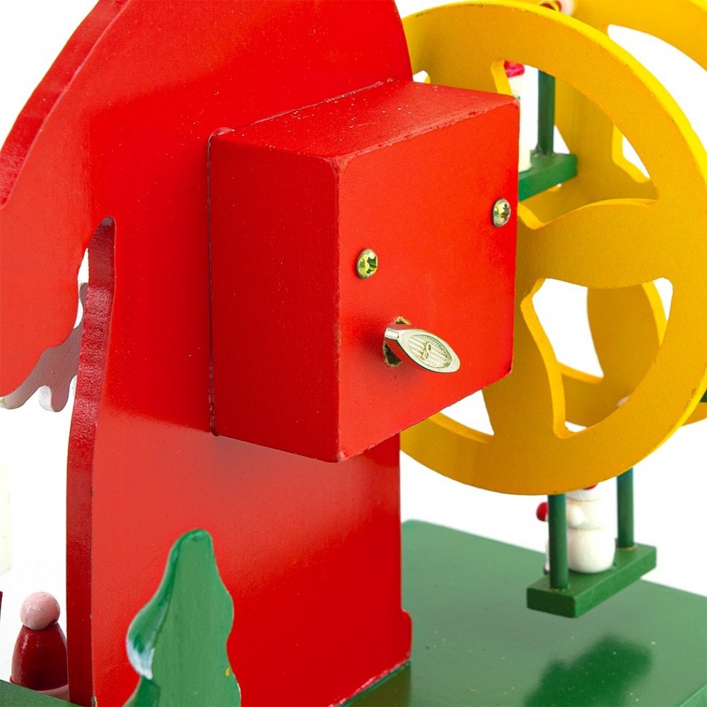 740282 Père Noël panoramique roue de Noël...