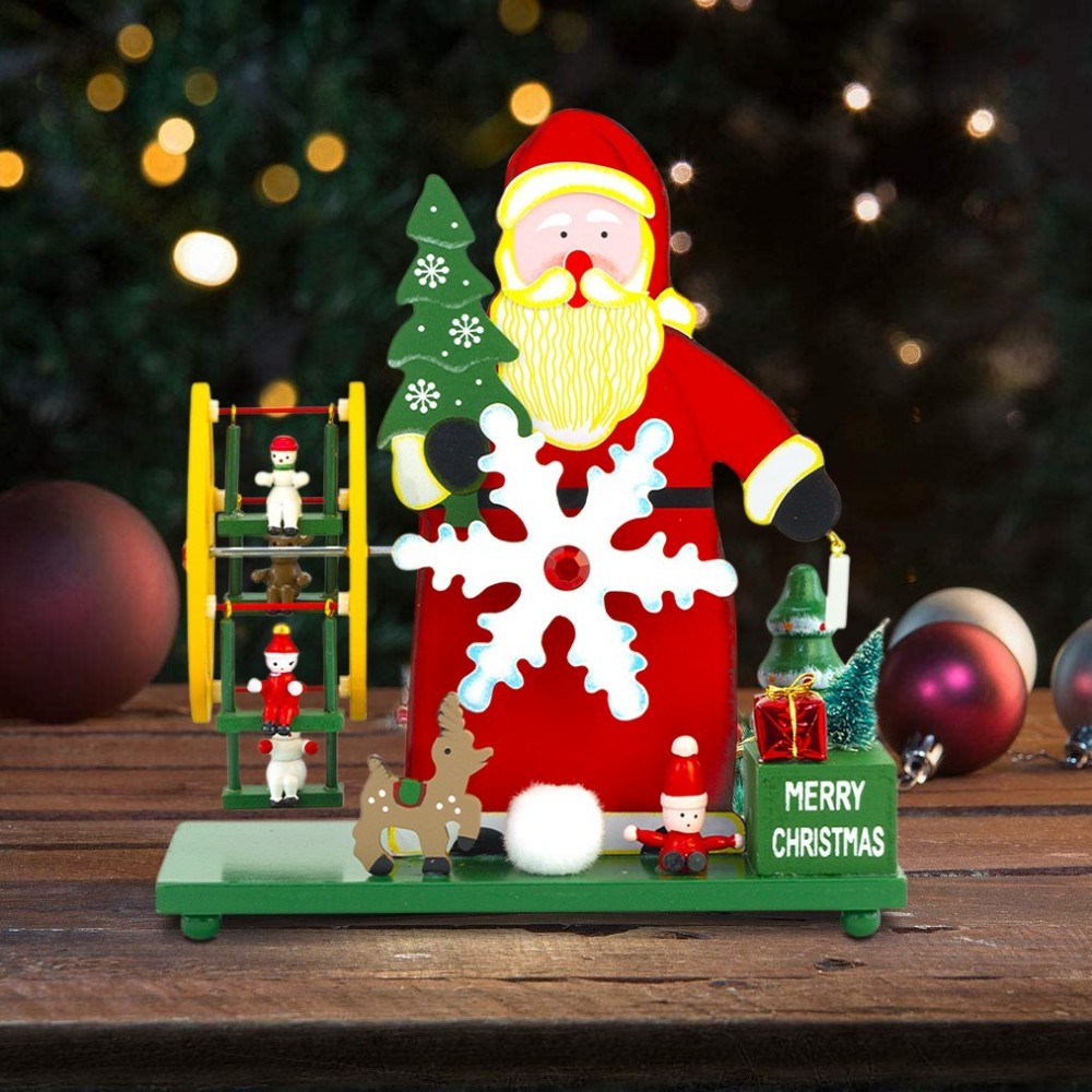 740282 Père Noël panoramique roue de Noël...