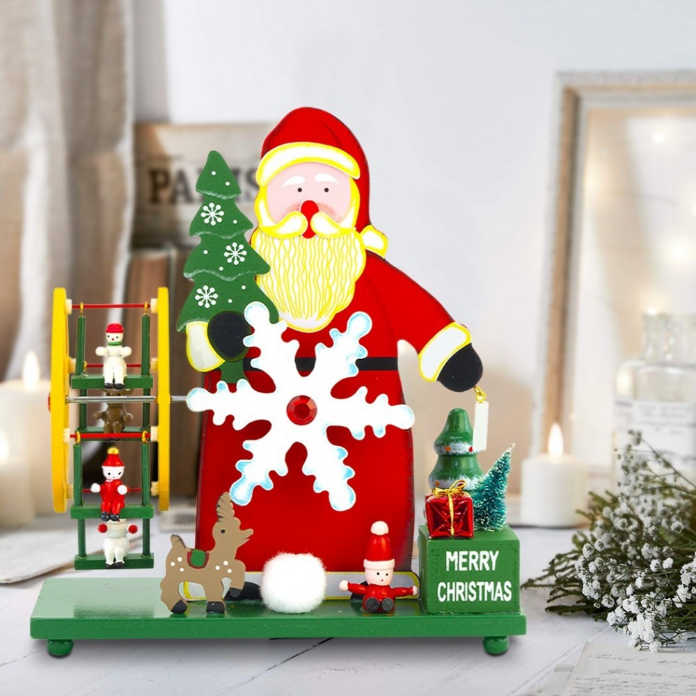 740282 Père Noël panoramique roue de Noël...