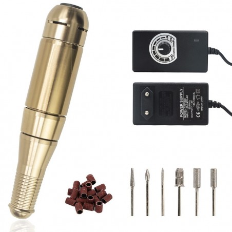 Coffret de fraises professionnelles 26000 tr/min et kit avec 12 forets rechange