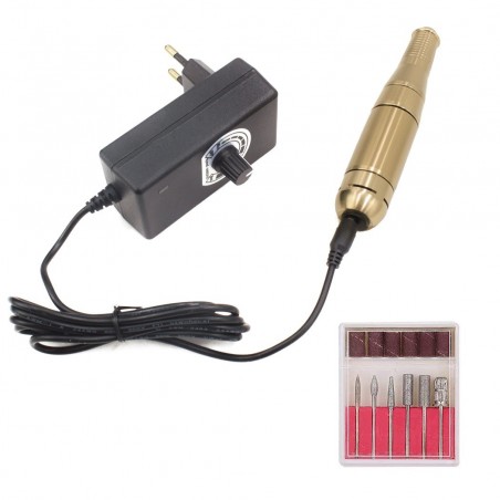 Coffret de fraises professionnelles 26000 tr/min et kit avec 12 forets rechange