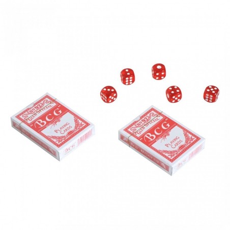 Set de poker professionnel 500 jetons avec étui et 2 jeux de cartes