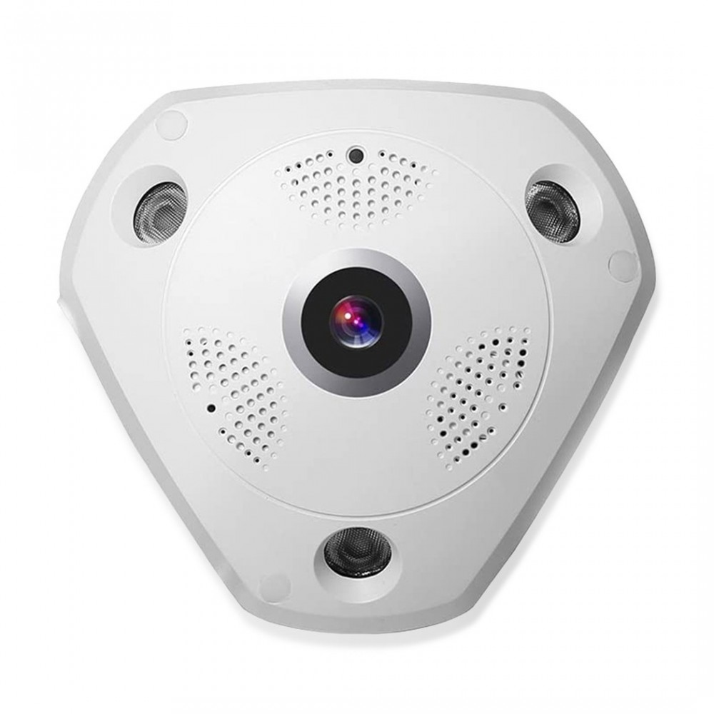Caméra de surveillance panoramique 3D VR CAM 360 ° Audio Wirless Wifi