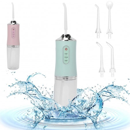 Irrigateur dentaire électrique rechargeable avec 3 modes d'eau buccale