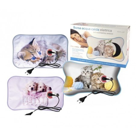 Coussin à eau chaude - Bouillote Fantaisie Animal - électrique - chauffage rapide 550W ELETTRO 