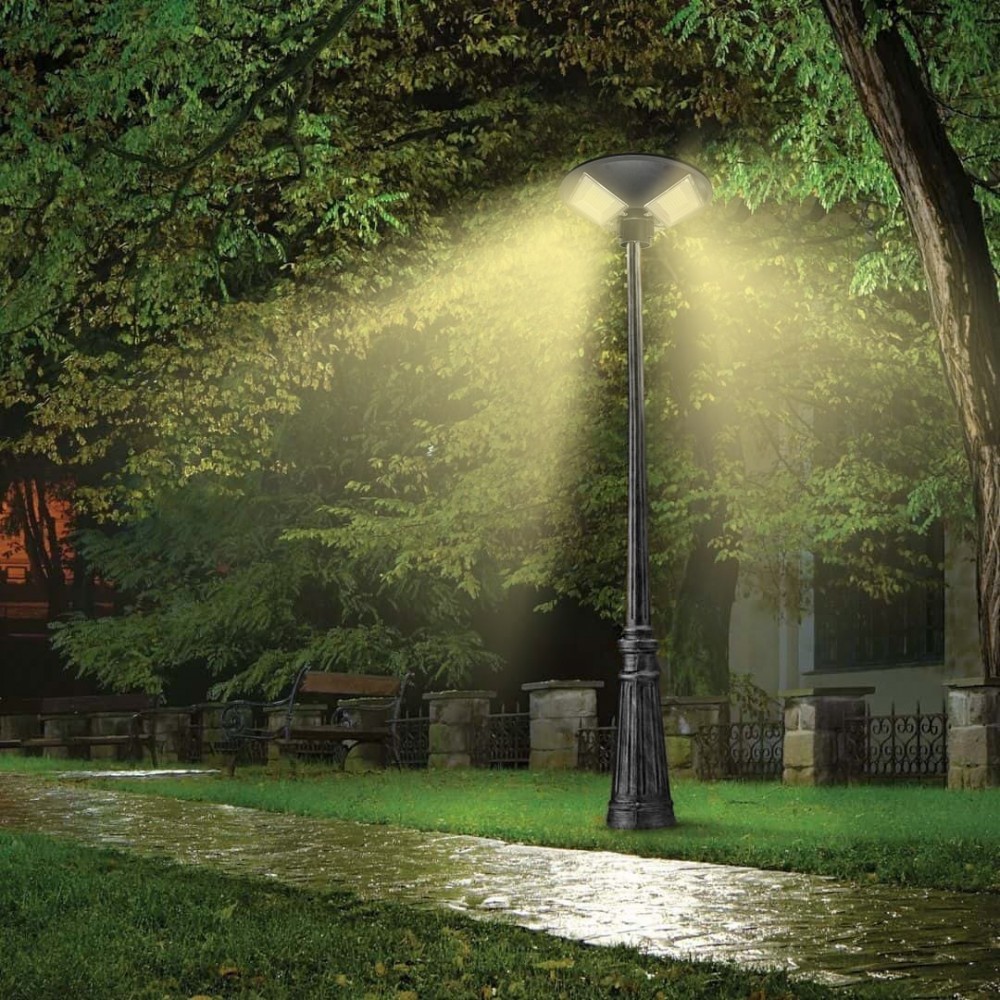 042008 Lampadaire solaire 200W poteau mural...