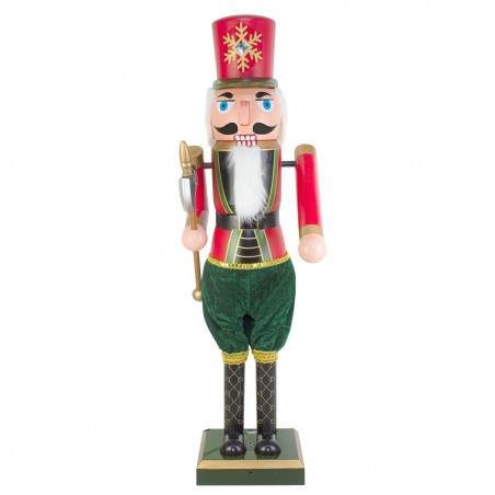 392029 Casse-noisette soldat hauteur 110 cm avec Sons, Lumières et Mouvement