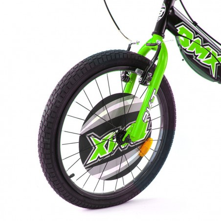 Vélo BMX BKT Diamètre 20" Cadre en acier avec cloche et bouteille d'eau