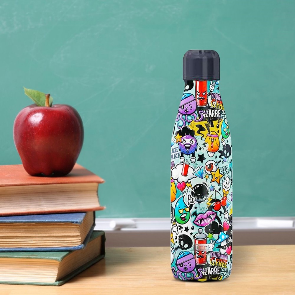 Bouteille thermique GRAFFITI 500ml Acier...