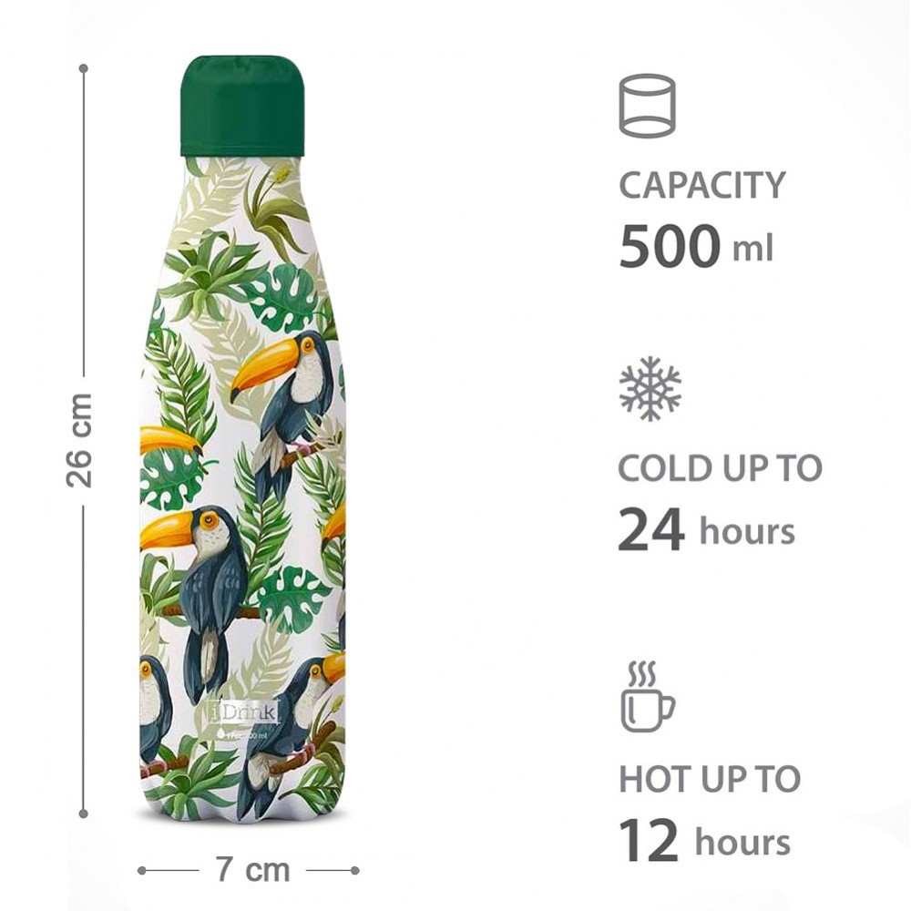 Bouteille thermique TUCÁN 500ml Acier...
