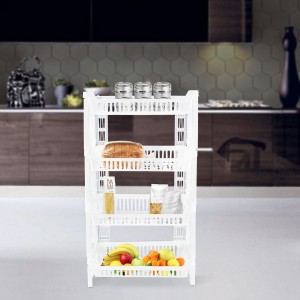 205780 Chariot à fruits avec 4 étagères peu encombrantes... 2