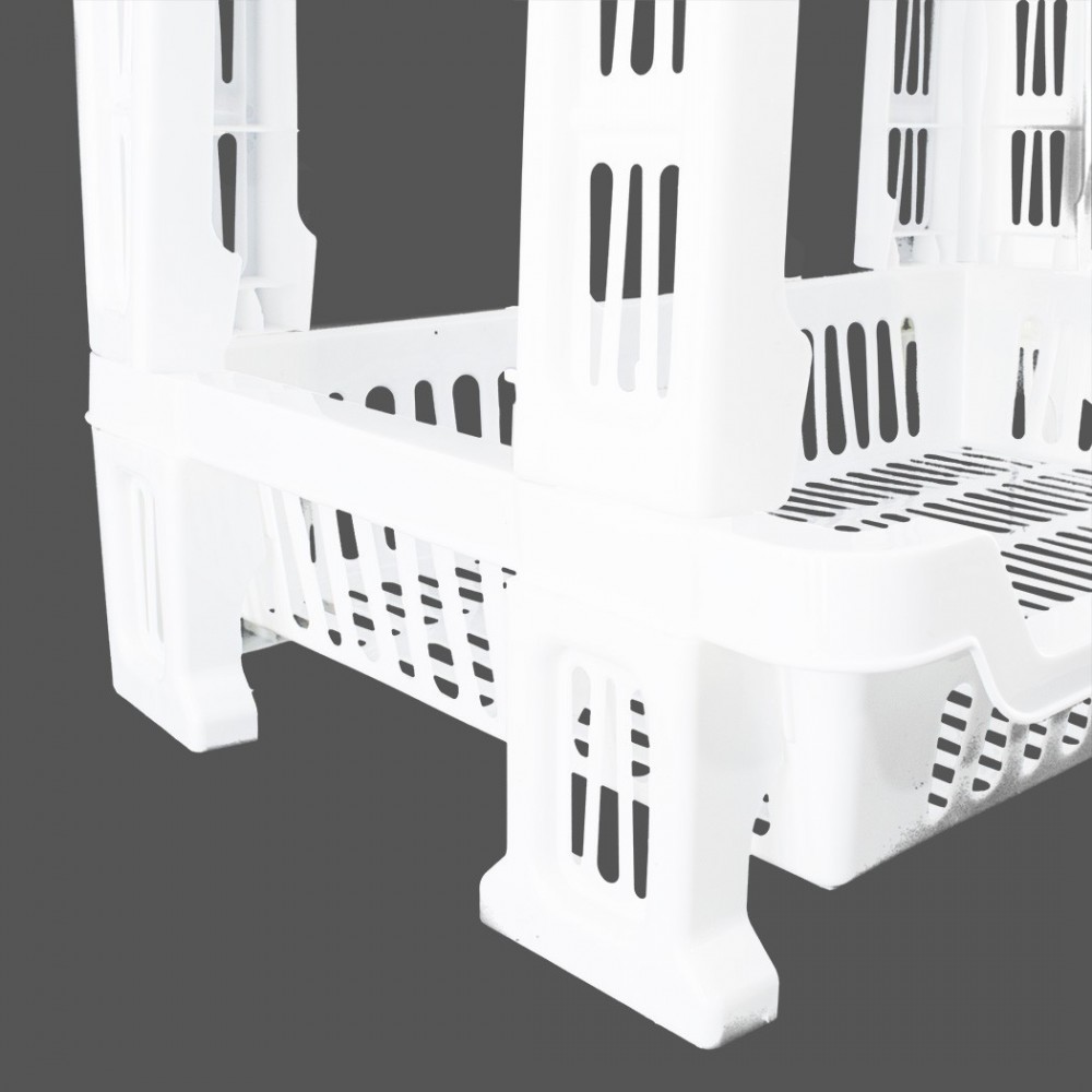 205780 Chariot à fruits avec 4 étagères peu...