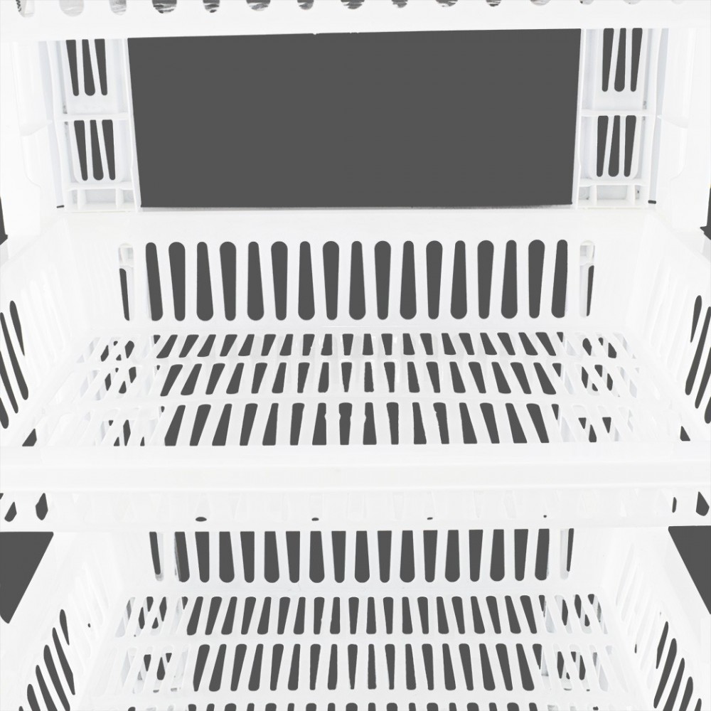 205780 Chariot à fruits avec 4 étagères peu...