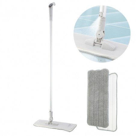 817426 Mop avec pulvérisateur et brosse rotative à 360° pour le nettoyage du sol