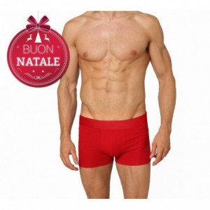 Boxer - shorty - homme - en coton rouge DASHER noël