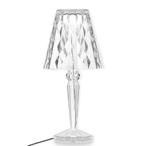 565621 Lampe de table en verre avec lampes LED...