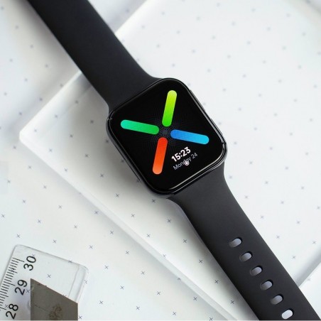 Smartwatch Fitness FT80 Montre unisexe Écran 1,69" Messages et notifications APP