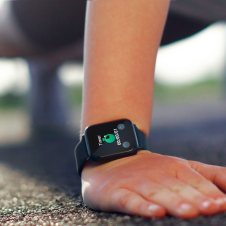 Smartwatch Fitness FT80 Montre unisexe Écran 1,69" Messages et notifications APP