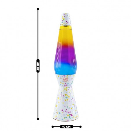 Lampe à lave 40cm XL1780 Fantasy Bubbles Magma Multicolour Modern Design