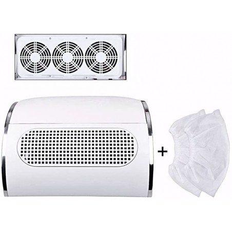 Aspirateur de table pour prothésiste ongulaire 3 ventilateurs 858-5