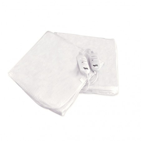 Couverture électrique double modèle Jordan à 2 niveaux 160x140 Cm