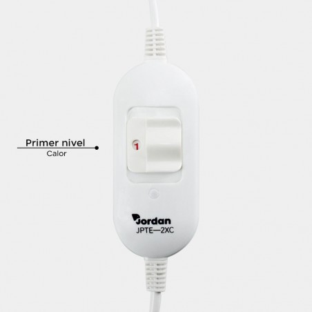 Couverture électrique double modèle Jordan à 2 niveaux 160x140 Cm