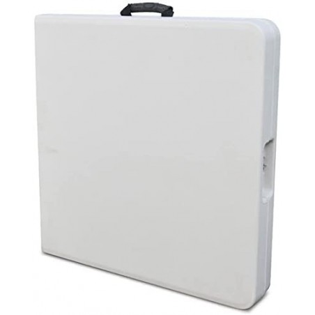 Table d'appoint pliante SILVERA XS en résine et métal 122X60XH74 cm