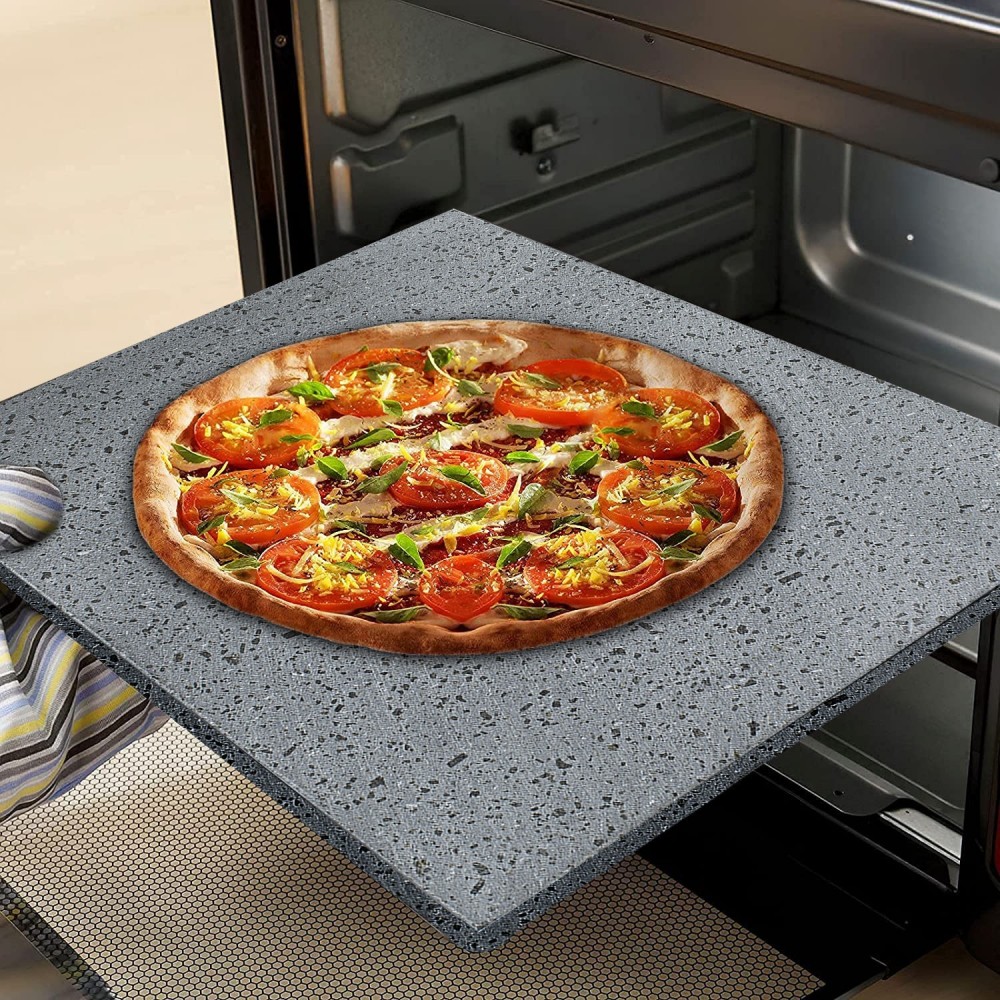 Kit de pizza 34x40cm en pierre de lave 100%...