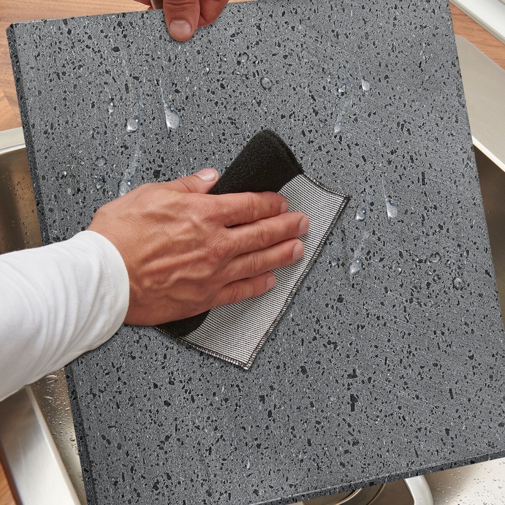 Kit de pizza 34x40cm en pierre de lave 100%...