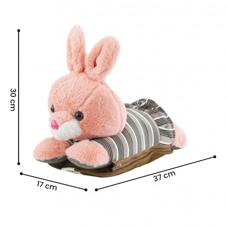 3965302 Sac chauffant électrique COVERI Amic8 avec Peluche lapin