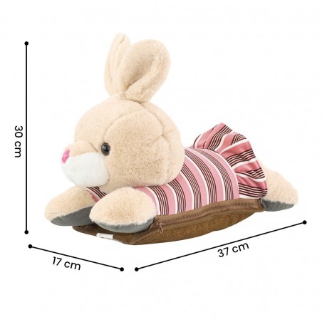 3965302 Sac chauffant électrique COVERI Amic8 avec Peluche lapin