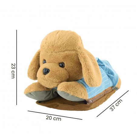 3965302 Sac chauffant électrique COVERI Amic8 avec chien en peluche